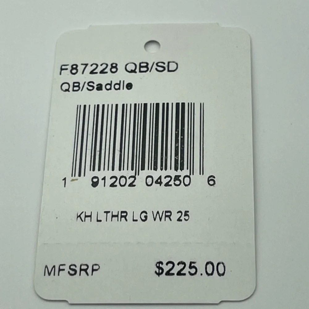 COACH x Keith Haring Leather Large Wristlet 25, Gunmetal/Saddle, NWOT - Picture 13 of 15